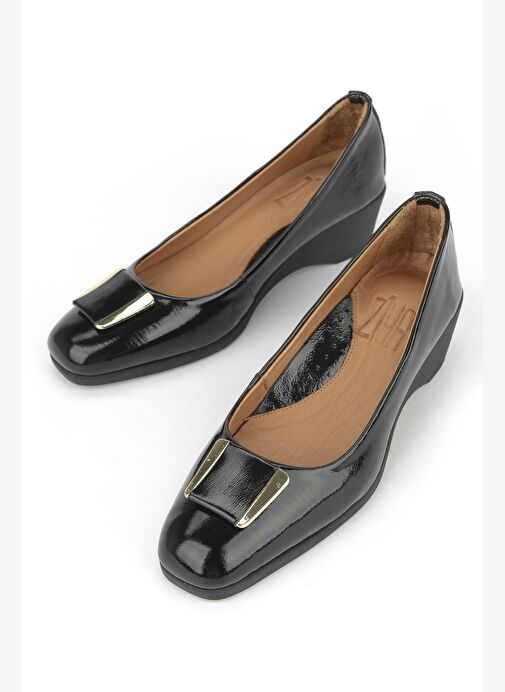 Ziya, Kadın Hakiki Deri Ayakkabı 1531050Z25140128Y Siyah - Görsel 7