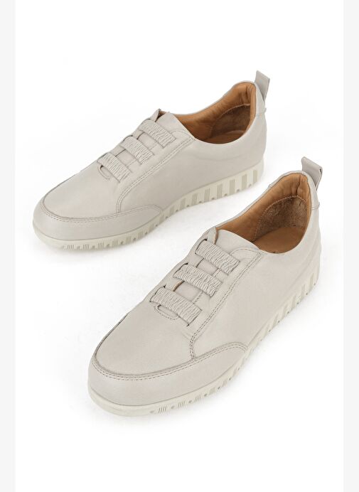 Ziya, Kadın Hakiki Deri Ayakkabı 1531050Z26144006K Silver - Görsel 6