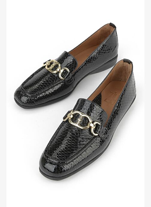 Ziya, Kadın Hakiki Deri Ayakkabı 1531050Z26142209K Siyah - Görsel 7