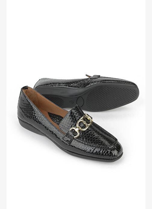 Ziya, Kadın Hakiki Deri Ayakkabı 1531050Z26142209K Siyah - Görsel 6