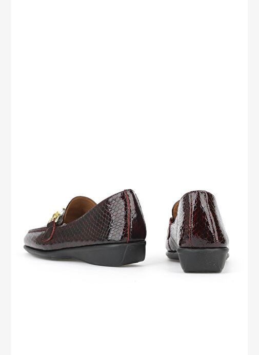 Ziya, Kadın Hakiki Deri Ayakkabı 1531050Z26142209K Bordo - Görsel 5