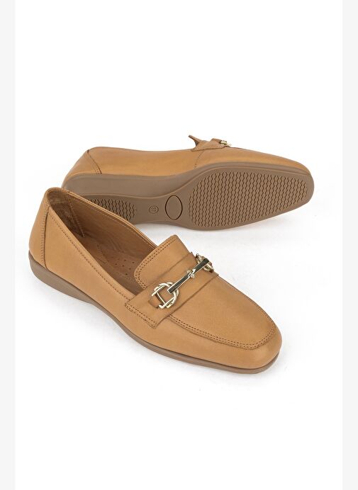 Ziya, Kadın Hakiki Deri Ayakkabı 1531050Z26142202K Taba - Görsel 6