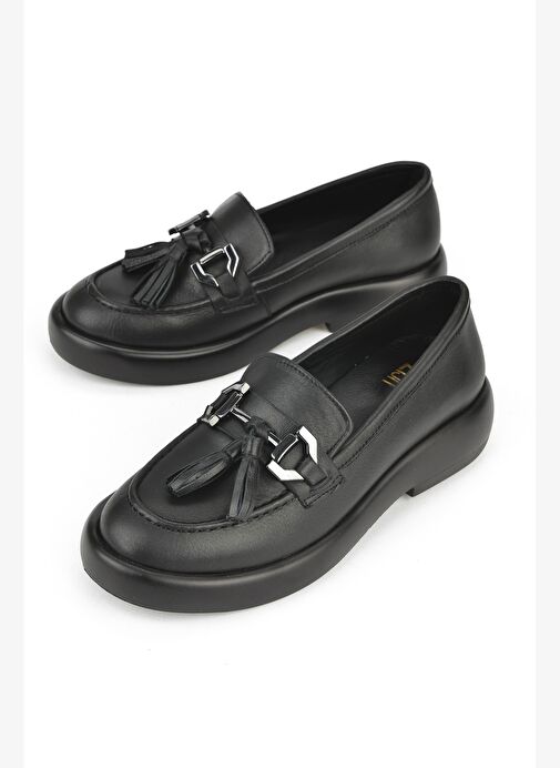 Ziya, Kadın Hakiki Deri Ayakkabı 1531050Z26102309K Siyah - Görsel 6