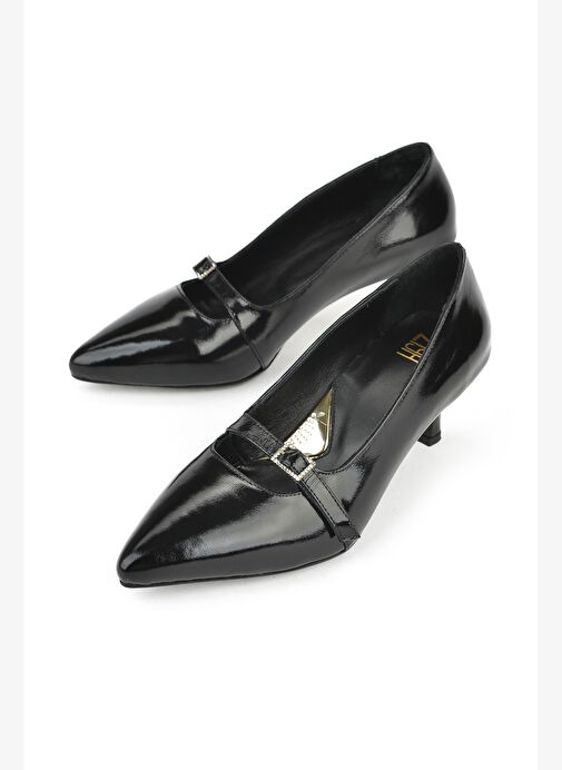 Ziya, Kadın Hakiki Deri Ayakkabı 1531050Z26105007K Siyah - Görsel 6