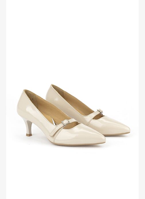 Ziya, Kadın Hakiki Deri Ayakkabı 1531050Z26105007K Bej - Görsel 3