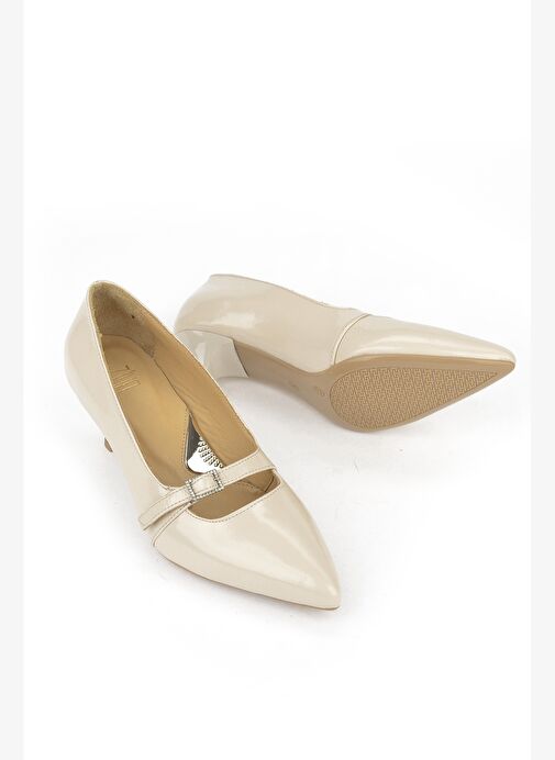 Ziya, Kadın Hakiki Deri Ayakkabı 1531050Z26105007K Bej - Görsel 5