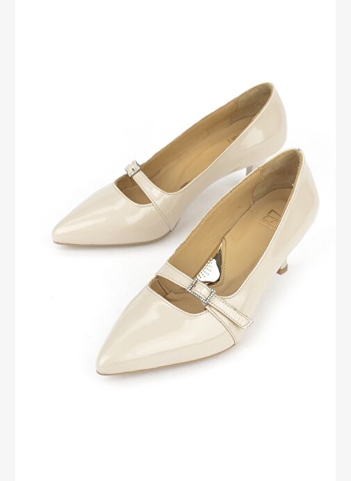 Ziya, Kadın Hakiki Deri Ayakkabı 1531050Z26105007K Bej - Görsel 6