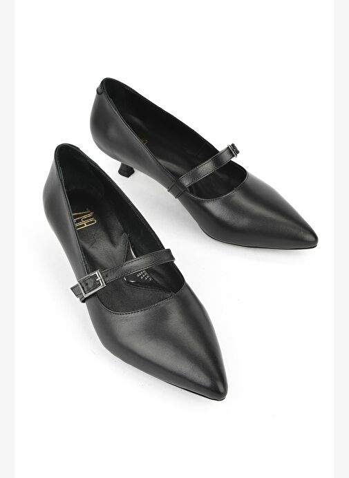 Ziya, Kadın Hakiki Deri Ayakkabı 1531050Z26104804K Siyah - Görsel 6