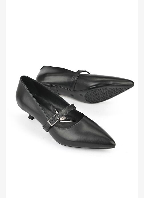 Ziya, Kadın Hakiki Deri Ayakkabı 1531050Z26104804K Siyah - Görsel 5