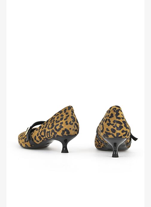 Ziya, Kadın Hakiki Deri Ayakkabı 1531050Z26104804K2 Leopar - Görsel 4
