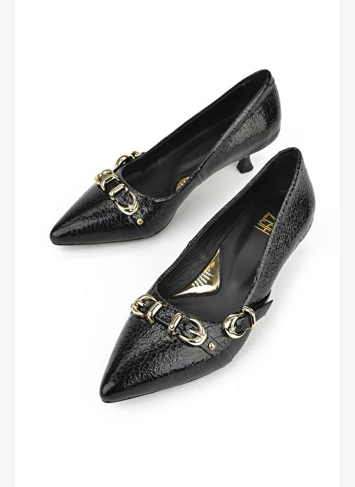 Ziya, Kadın Hakiki Deri Ayakkabı 1531050Z26104802K Siyah - Görsel 6