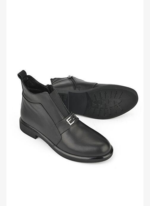 Ziya, Kadın Hakiki Deri Bot 1531050Z26103457K Siyah - Görsel 5