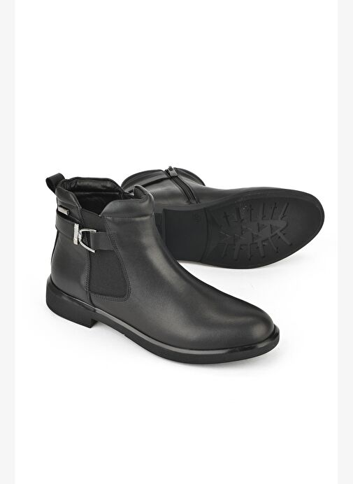 Ziya, Kadın Hakiki Deri Bot 1531050Z26103460K Siyah - Görsel 5