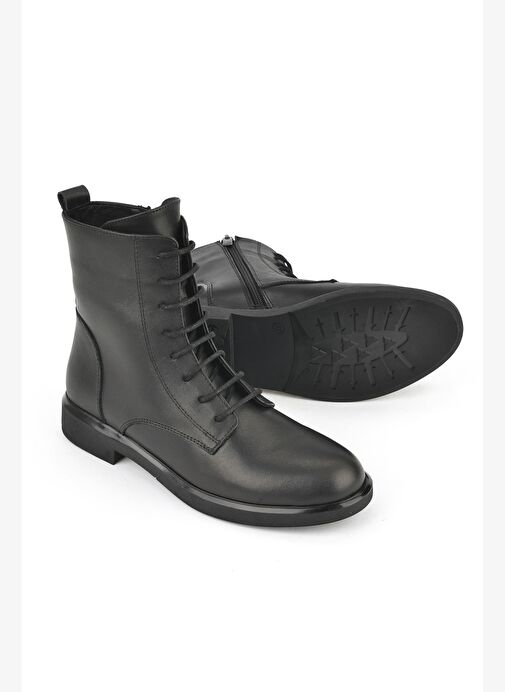 Ziya, Kadın Hakiki Deri Bot 1531050Z26103454K Siyah - Görsel 5