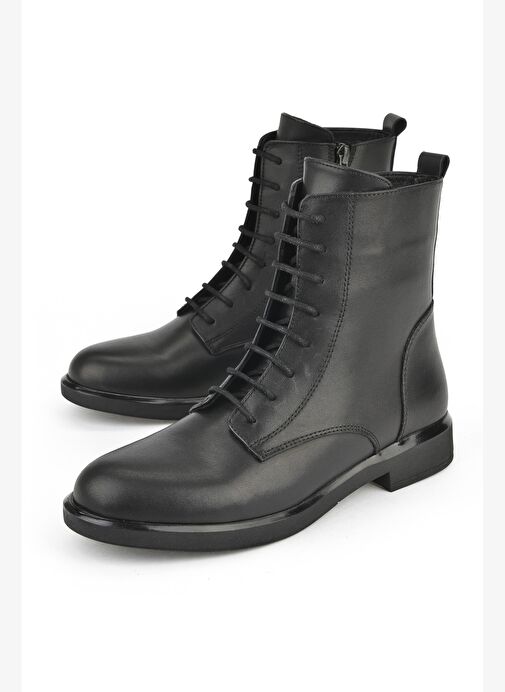 Ziya, Kadın Hakiki Deri Bot 1531050Z26103454K Siyah - Görsel 6