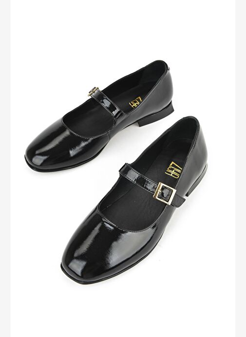 Ziya, Kadın Hakiki Deri Babet 1531050Z25100780K2 Siyah - Görsel 6