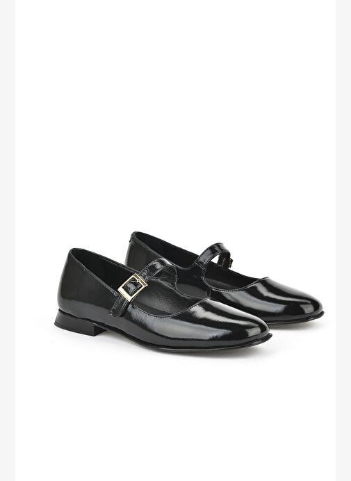 Ziya, Kadın Hakiki Deri Babet 1531050Z25100780K2 Siyah - Görsel 3