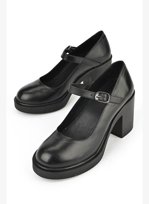 Ziya, Kadın Hakiki Deri Ayakkabı 1531050Z25101802Y Siyah - Görsel 6