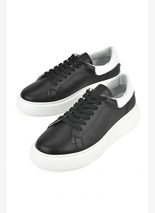 Ziya, Kadın Hakiki Deri Sneaker 1531050Z26802370K Siyah - Görsel 5