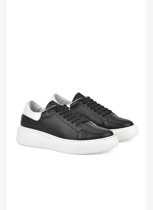Ziya, Kadın Hakiki Deri Sneaker 1531050Z26802370K Siyah - Görsel 3