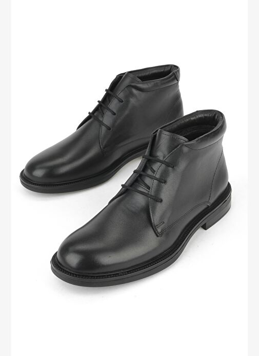 Ziya, Erkek Hakiki Deri Bot 1531043Z41215 Siyah - Görsel 6