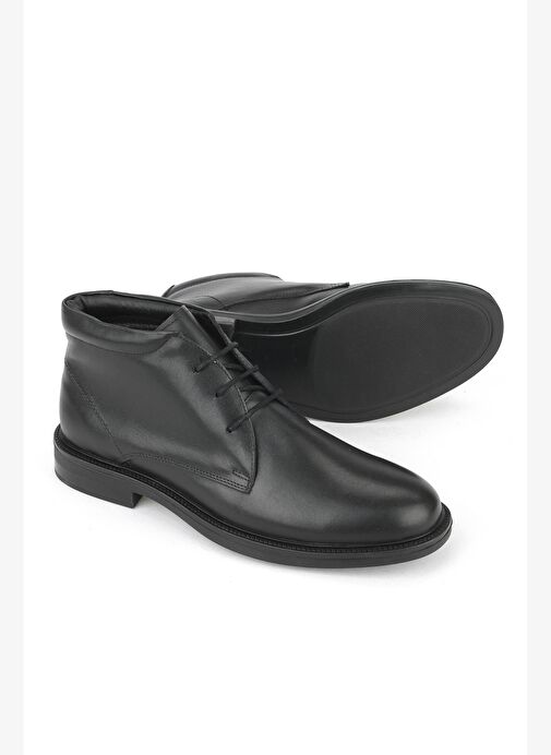 Ziya, Erkek Hakiki Deri Bot 1531043Z41215 Siyah - Görsel 5