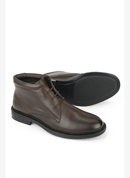 Ziya, Erkek Hakiki Deri Bot 1531043Z41215 Kahve - Görsel 5