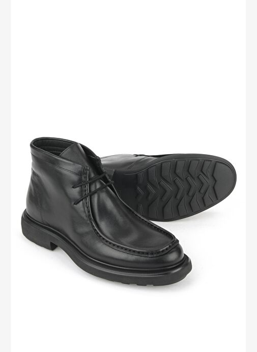 Ziya, Erkek Hakiki Deri Bot 1531043Z4049 Siyah - Görsel 5