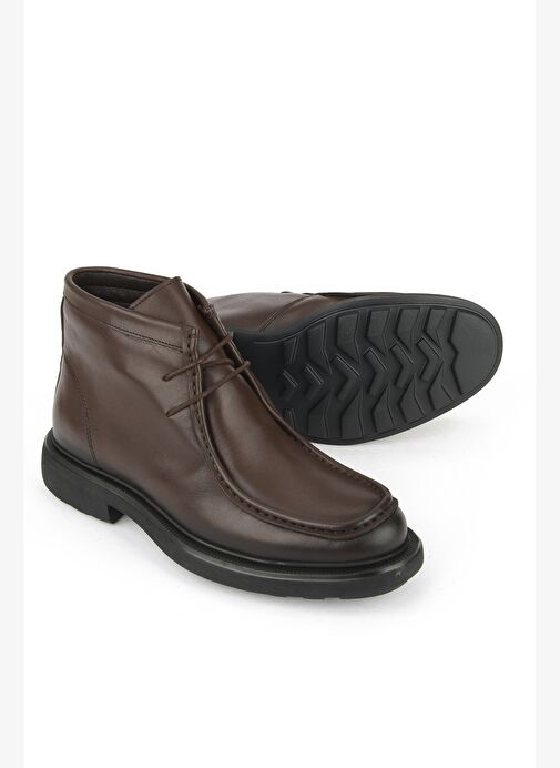 Ziya, Erkek Hakiki Deri Bot 1531043Z4049 Kahve - Görsel 5