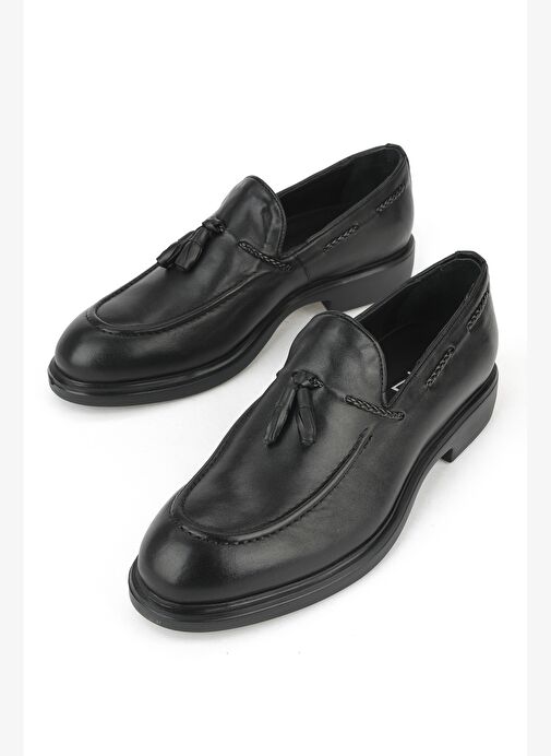 Ziya, Erkek Hakiki Deri Ayakkabı 1531043Z4193 Siyah - Görsel 6