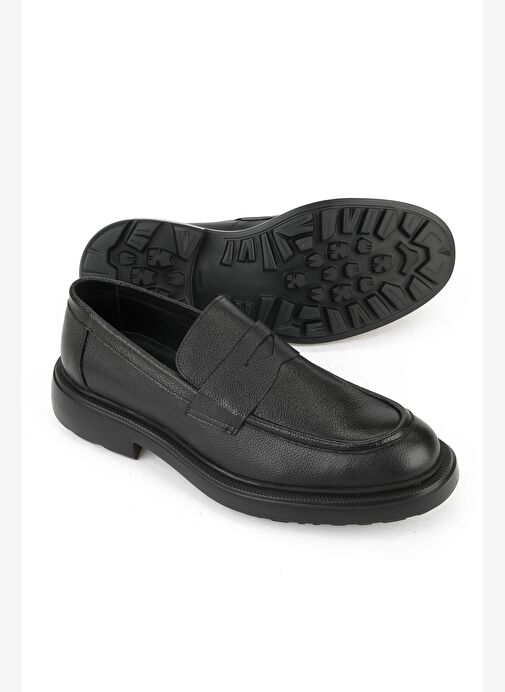 Ziya, Erkek Hakiki Deri Ayakkabı 153986Z4337 Siyah - Görsel 5