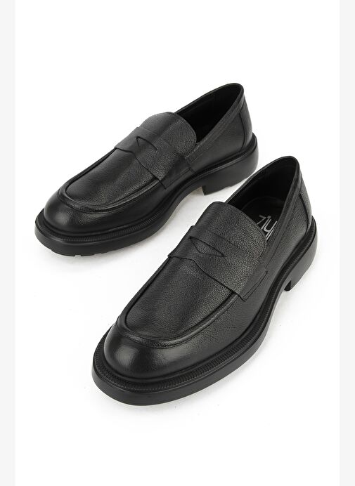 Ziya, Erkek Hakiki Deri Ayakkabı 153986Z4337 Siyah - Görsel 6