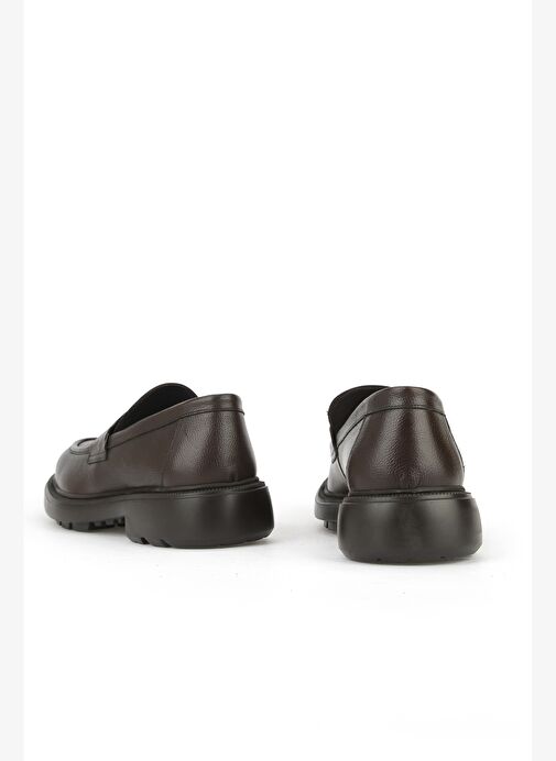 Ziya, Erkek Hakiki Deri Ayakkabı 153986Z4337 Kahve - Görsel 4