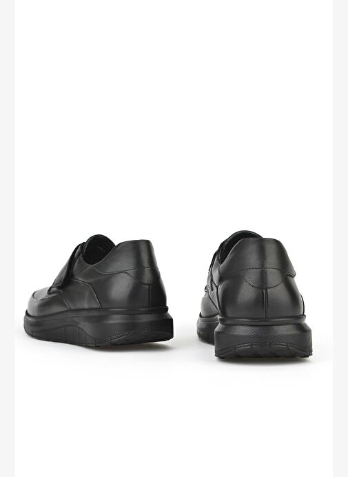 Ziya, Erkek Hakiki Deri Konfor Ayakkabı 153123Z19003 Siyah - Görsel 4