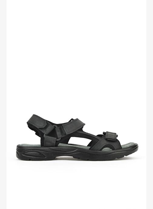 Ziya, Erkek Hakiki Deri Sandalet 1511052Z5340 Siyah - Görsel 2