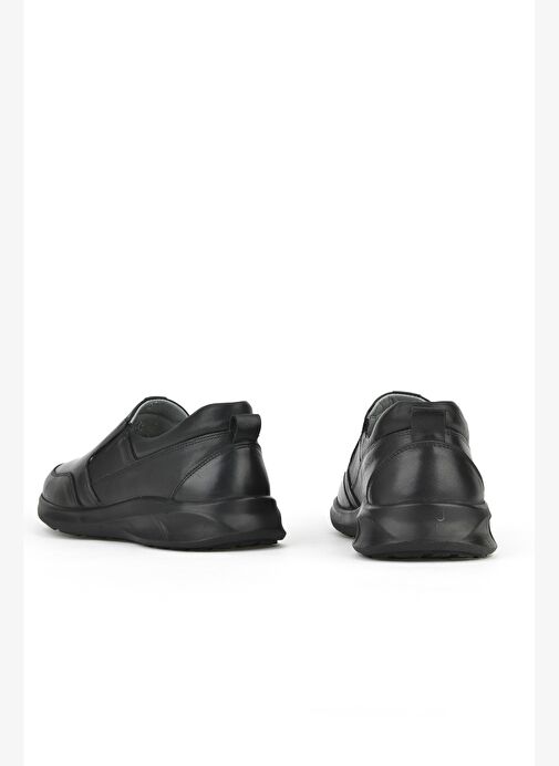 Ziya, Erkek Hakiki Deri Konfor Ayakkabı 1531055Z1060 Siyah - Görsel 3