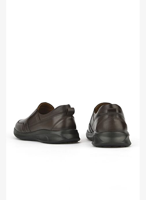 Ziya, Erkek Hakiki Deri Konfor Ayakkabı 1531055Z1060 Kahve - Görsel 4