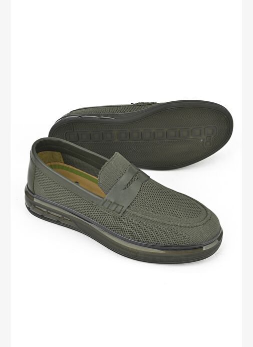 Ziya, Erkek Sneaker 153990ZZ2844 Haki - Görsel 5