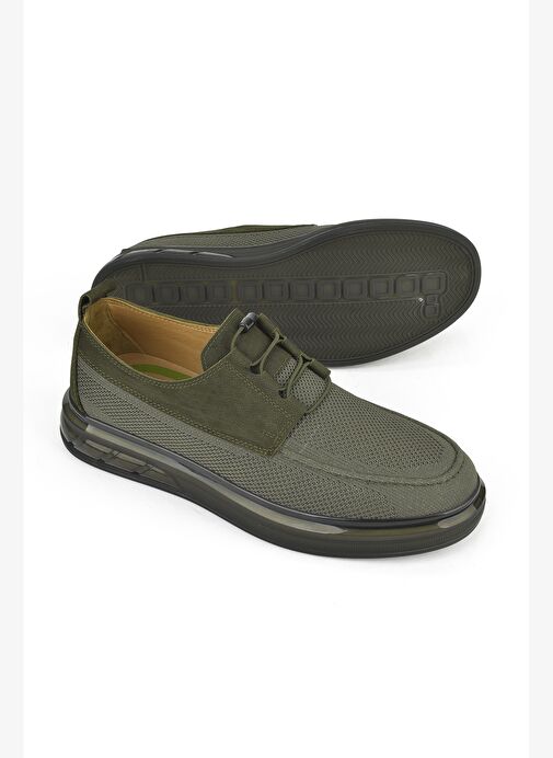 Ziya, Erkek Sneaker 153990ZZ2845 Haki - Görsel 4