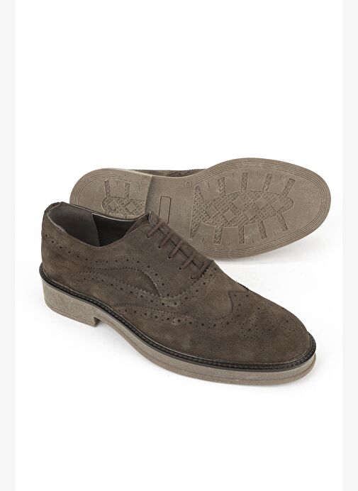 Ziya, Erkek Hakiki Deri Ayakkabı 1531043Z026 Kahve - Görsel 5