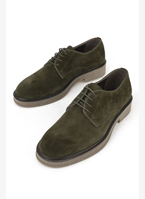 Ziya, Erkek Hakiki Deri Ayakkabı 1531043Z0210 Haki - Görsel 6