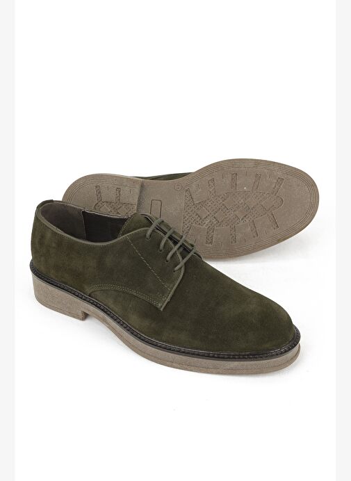 Ziya, Erkek Hakiki Deri Ayakkabı 1531043Z0210 Haki - Görsel 5