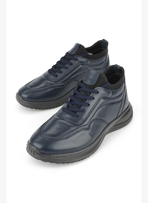Ziya, Erkek Hakiki Deri Ayakkabı 1531002Z3059 Lacivert - Görsel 6