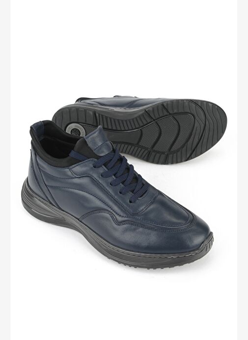 Ziya, Erkek Hakiki Deri Ayakkabı 1531002Z3059 Lacivert - Görsel 5