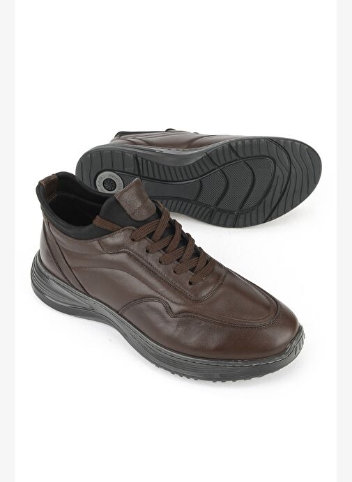 Ziya, Erkek Hakiki Deri Ayakkabı 1531002Z3059 Kahve - Görsel 5
