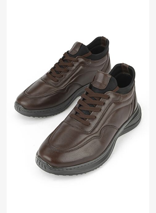 Ziya, Erkek Hakiki Deri Ayakkabı 1531002Z3059 Kahve - Görsel 6