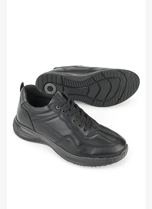 Ziya, Erkek Hakiki Deri Ayakkabı 1531002Z2089 Siyah - Görsel 5