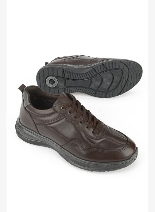 Ziya, Erkek Hakiki Deri Ayakkabı 1531002Z2089 Kahve - Görsel 5