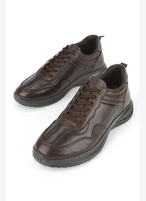 Ziya, Erkek Hakiki Deri Ayakkabı 1531002Z2089 Kahve - Görsel 6