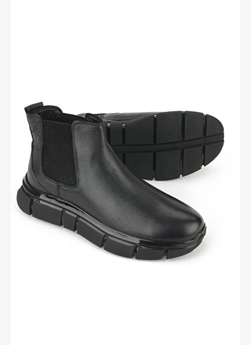 Ziya, Erkek Hakiki Deri Bot 1531025Z2506 Siyah - Görsel 5